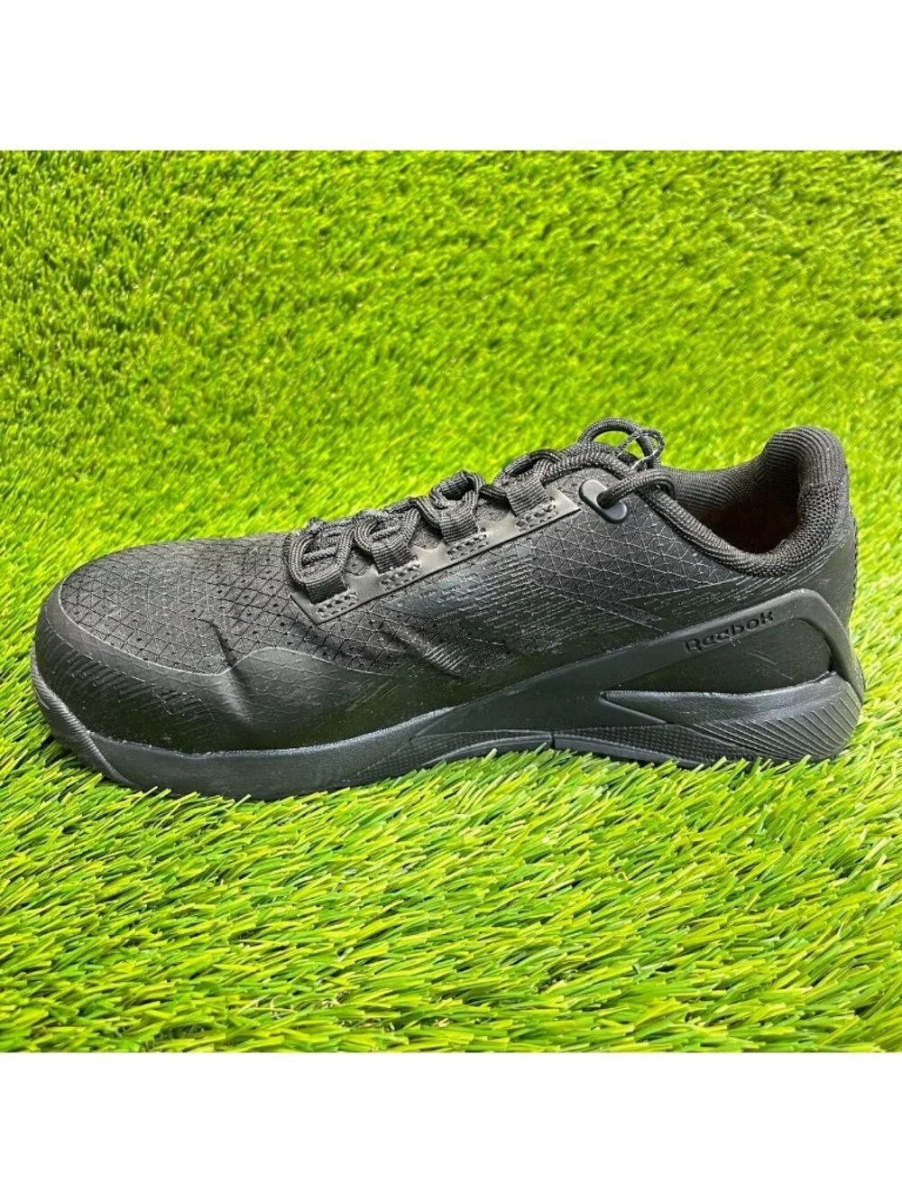 Reebok Nano X1 Adventure Womens‎ Size 6.5W Black Composite Toe Safety Work Shoes